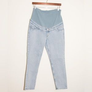 H&M &Denim Light Wash Maternity Jeans